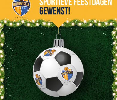 kerstwens Blauw Geel'38