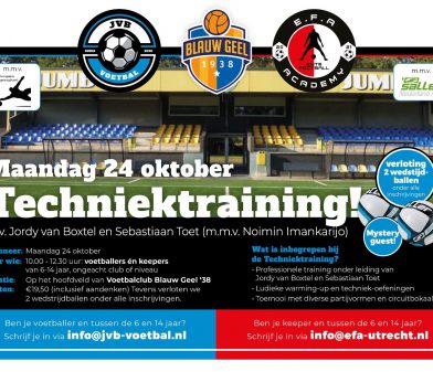 Techniektraining 24 oktober